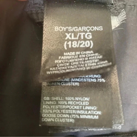 The North Face 550 down black  jacket - Picture 3 of 5